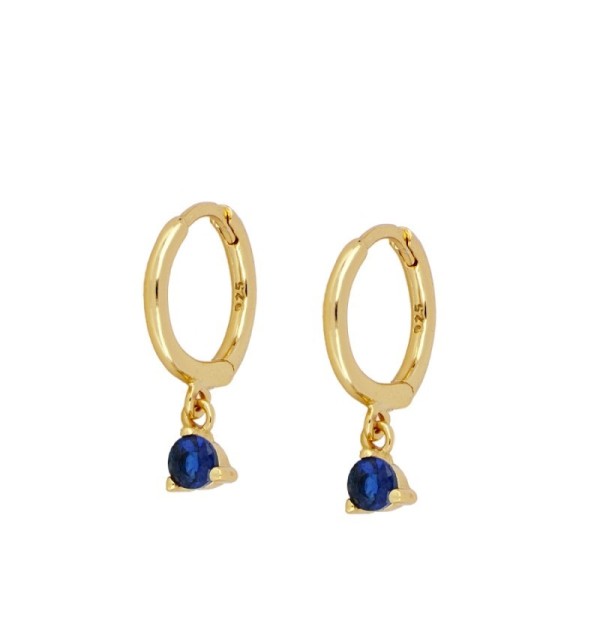 EARRING TOPI HOOPS GOLD | Bymarta.es