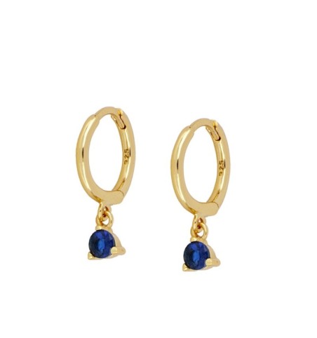 PENDIENTES TOPI HOOPS GOLD| Bymarta.es
