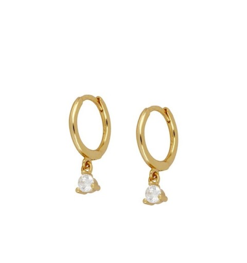 EARRING TOPI HOOPS GOLD | Bymarta.es 2