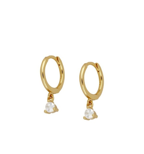 EARRING TOPI HOOPS GOLD | Bymarta.es