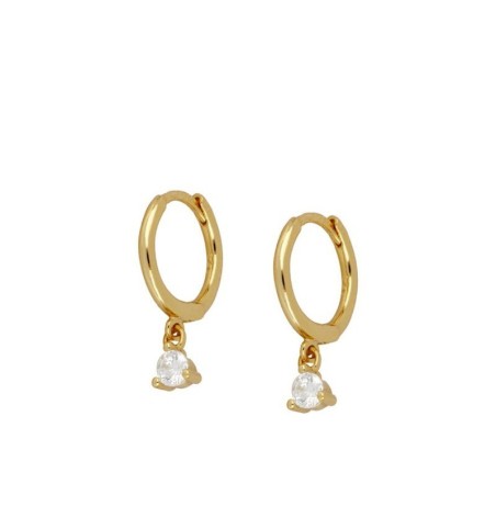 PENDIENTES TOPI HOOPS GOLD| Bymarta.es