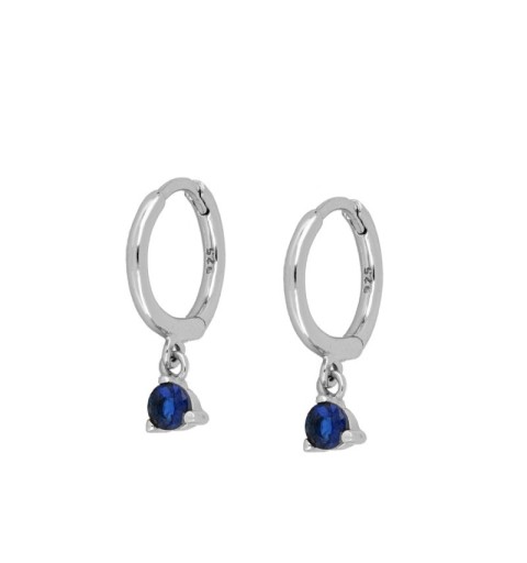 EARRING TOPI HOOPS SILVER | Bymarta.es 2