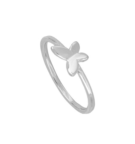 RING BUTTERFLY SILVER | Bymarta.es