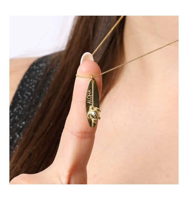 COLLAR HAWAI GOLD | Bymarta.es