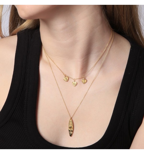 NECKLACE COCORA GOLD| Bymarta.es