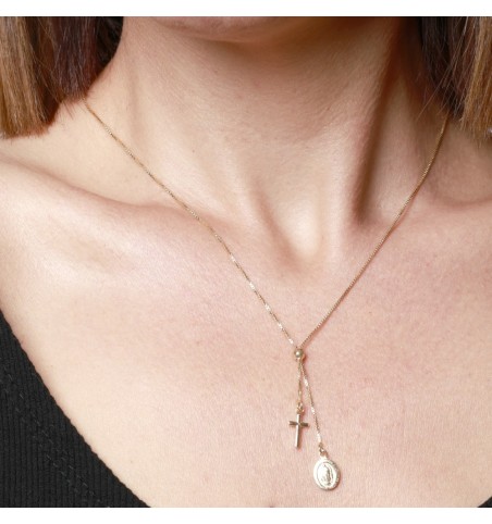 COLLAR RELIGIOUS GOLD | Bymarta.es