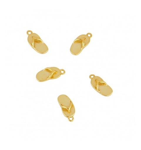 FLIP FLOP CHARM GOLD | Bymarta.es