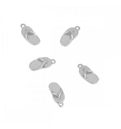 FLIP FLOP CHARM SILVER| Bymarta.es