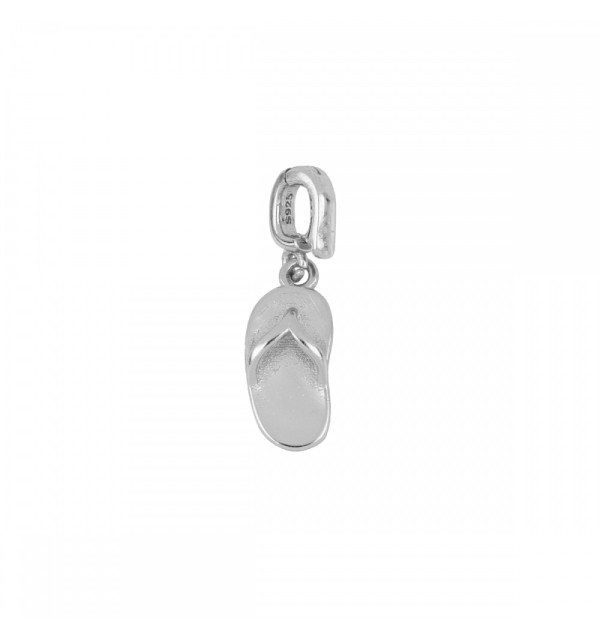 FLIP FLOP CHARM SILVER| Bymarta.es