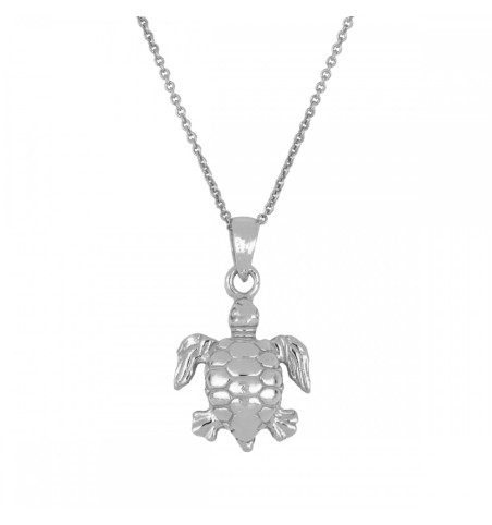 NECKLACE TORTOISE SILVER| Bymarta.es