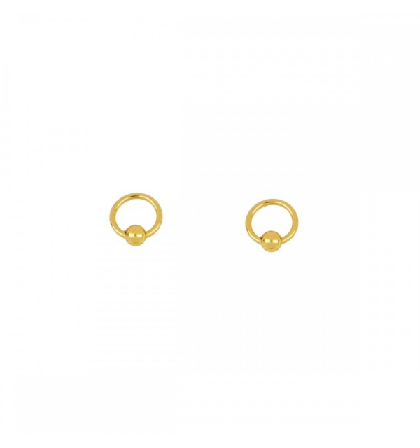 EARRING JANA GOLD | Bymarta.es