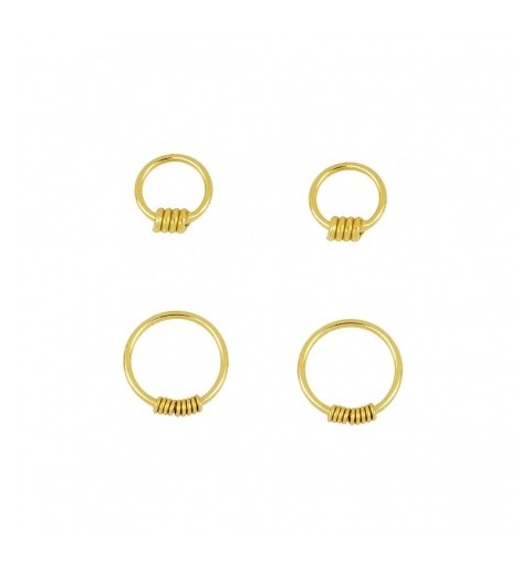 EARRING RUE GOLD | Bymarta.es