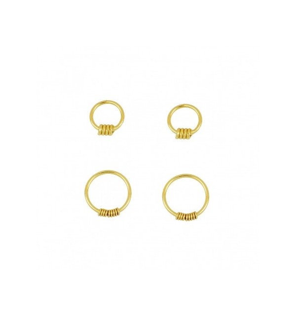 EARRING RUE GOLD | Bymarta.es