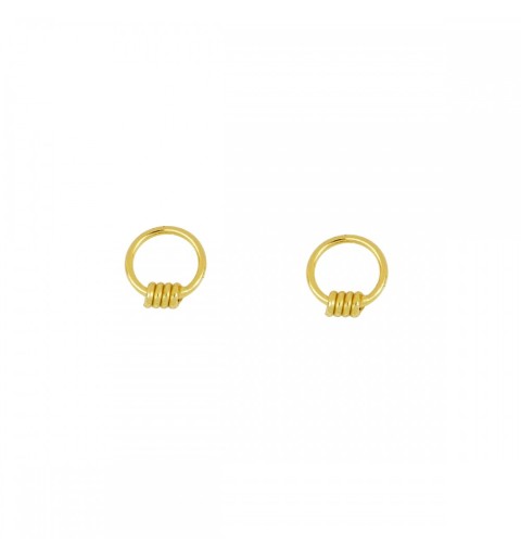 EARRING RUE GOLD | Bymarta.es 2