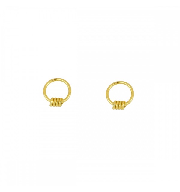 PENDIENTES RUE GOLD| Bymarta.es