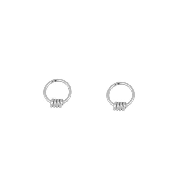 EARRING RUE SILVER | Bymarta.es