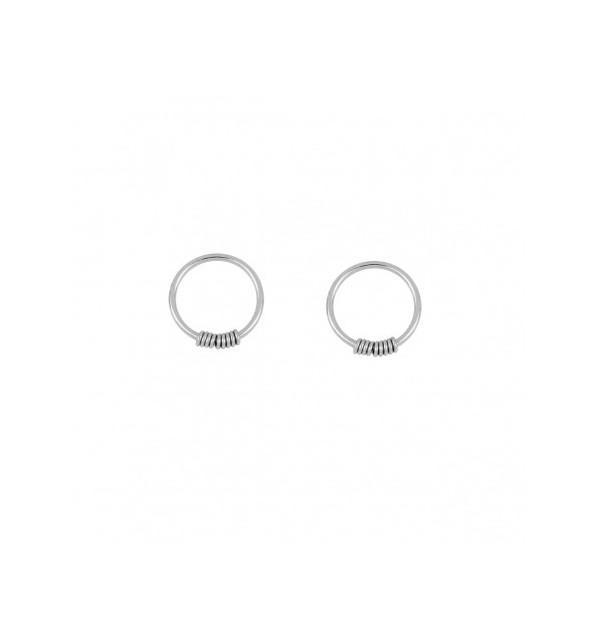 EARRING RUE SILVER | Bymarta.es