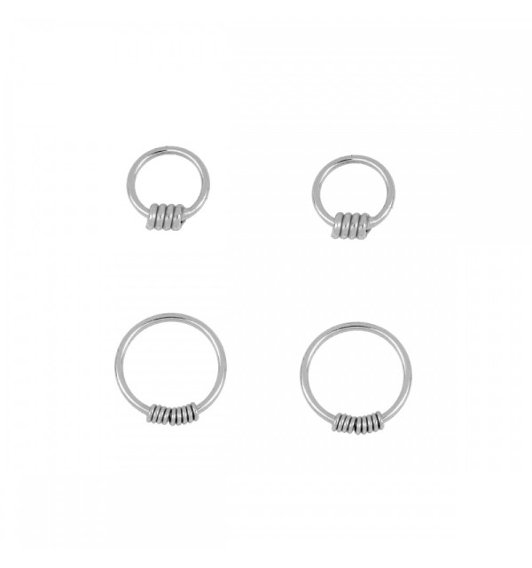 EARRING RUE SILVER | Bymarta.es