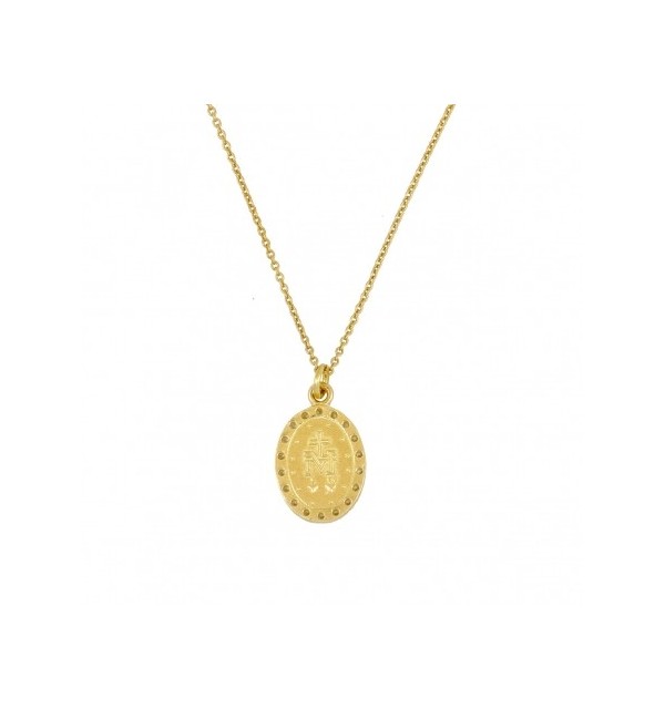 NECKLACE MILAGROSA GOLD| Bymarta.es