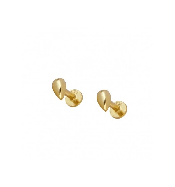 EARRING DUNA PIERCING GOLD | Bymarta.es