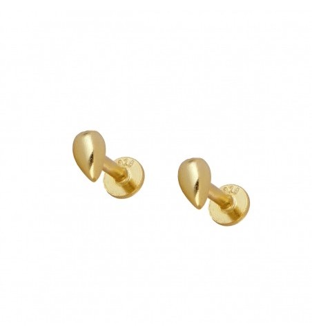 EARRING DUNA PIERCING GOLD | Bymarta.es