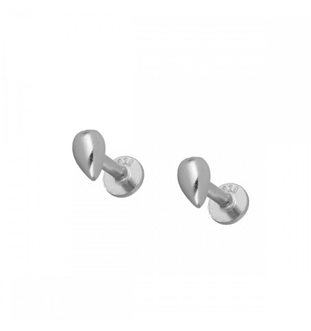 EARRING DUNA PIERCING SILVER| Bymarta.es