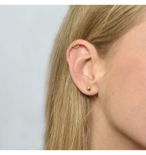 PE297 - Pendientes plata 925 y plata 925 bañada en oro