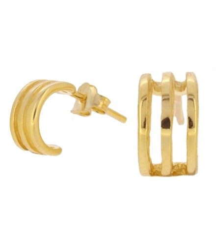 PE306 - Pendientes plata 925 y plata 925 bañada en oro