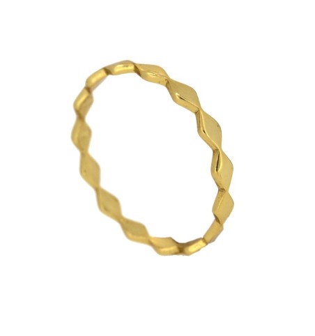 A322 - Anillos plata 925 y plata 925 bañada en oro