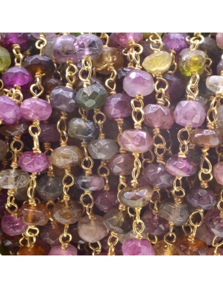 COLLAR ROSARIO LARGO GOLD | Bymarta.es