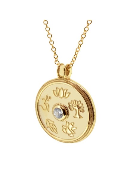 NECKLACE SYMBOLOGY GOLD | Bymarta.es