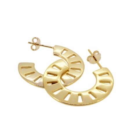 PENDIENTES CRIOLLAS SELMA GOLD | Bymarta.es
