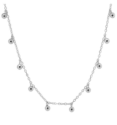 CO549 - Gargantilla plata 925 y plata 925 bañada en oro