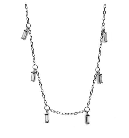 COLLAR CAROLINE SILVER | Bymarta.es