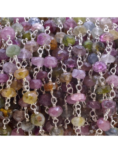 NECKLACE ROSARY LONG SILVER | Bymarta.es