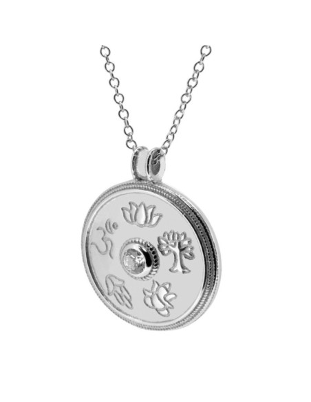 NECKLACE SYMBOLOGY SILVER | Bymarta.es