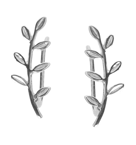 EARRING LAUREL SILVER | Bymarta.es