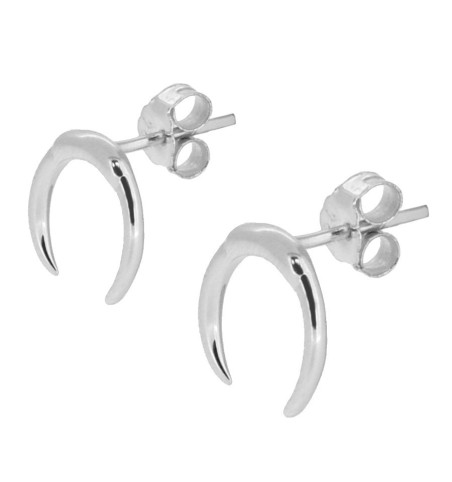 EARRING MOON SILVER | Bymarta.es