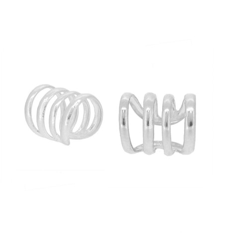 EAR CUFF QUARTETT SILVER | Bymarta.es