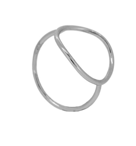 A303 - Anillo plata 925 y plata 925 bañada en oro