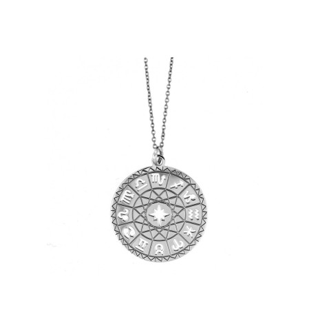 NECKLACE HOROSCOPE SILVER | Bymarta.es