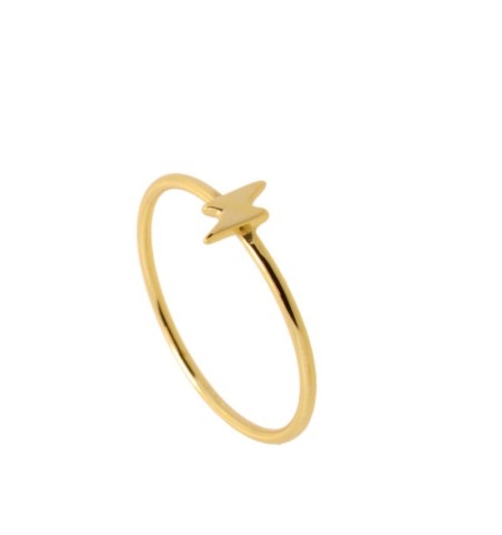 ANILLO RAYO GOLD | Bymarta.es