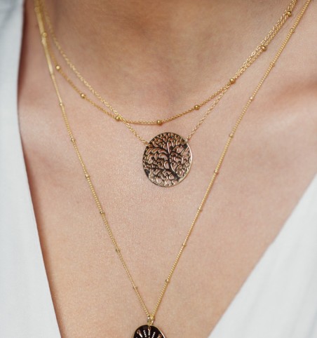 NECKLACE VIDA GOLD | Bymarta.es