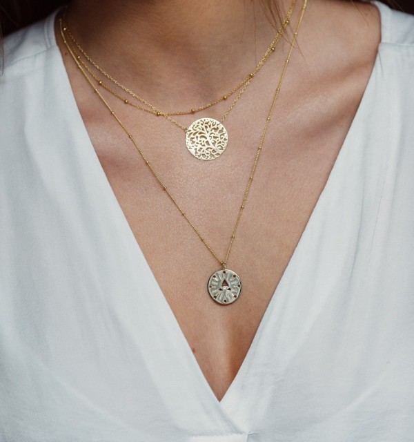 NECKLACE VIDA GOLD | Bymarta.es