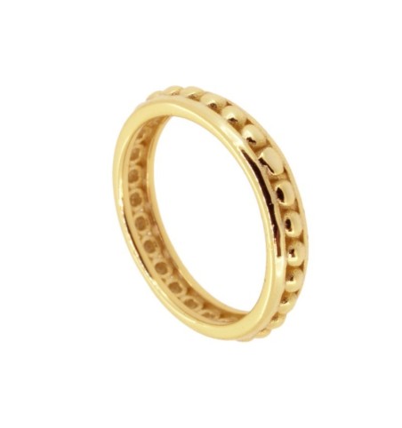 ANILLO BOLAS GOLD | Bymarta.es