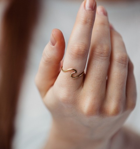 ANILLO OLA GOLD | Bymarta.es