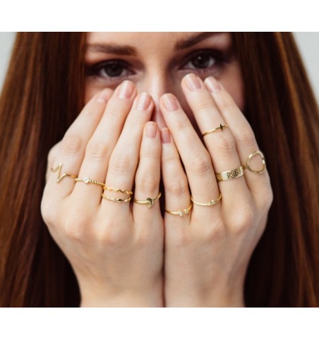 ANILLO ROMBOS SILVER | Bymarta.es