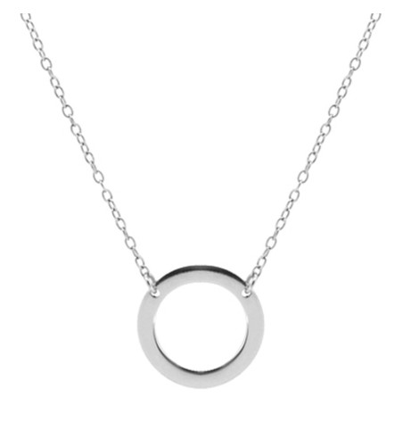 NECKLACE ROUND SILVER | Bymarta.es