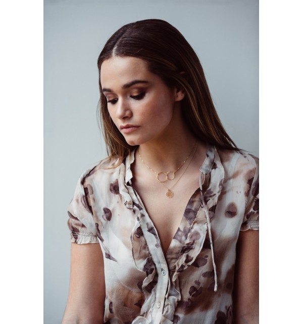 NECKLACE SISTERS GOLD | Bymarta.es