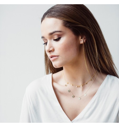 NECKLACE ROXANNE GOLD | Bymarta.es